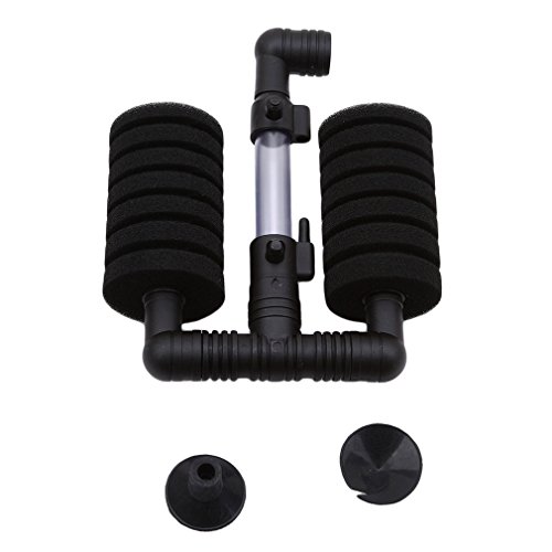 EH-LIFE Aquarium Fish Tank Filter Air Pump Skimmer Biochemical Sponge Filter XY-2831