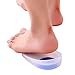 Silicone Heel Cup Gel Heel Cushion Insoles Soles Foot Pain Spur Support Pad (L (110*70*20mm)) (Medical Grade)