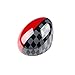 Side Rear View Mirror Cover Cap Shell Compatible with Mini Cooper one s R55 R56 R57 R58 R59 R60 R61 2007 2008 2009 2010 2011 2012 2013 2014 2015 2016 2017 LHD (R Series Non-Power Folding Models, JCW)