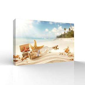 Wall26-Canvas Wall Art-Beach-Giclee Painting Wall Bedroom Living House Decoration Home Art - 12x18 inches