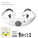 Tayogo Active Sport Bluetooth 2-in-1 Waterproof anti-sweat Headset and Microphone for Hands-free Call Answering (White)