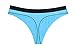 6-Pack G-string Low Waist Invisible No-Show Cotton Color Patchwork Sexy Thong Seamless Bikini Panties(L, green and red and black and gray and blue and hoary)