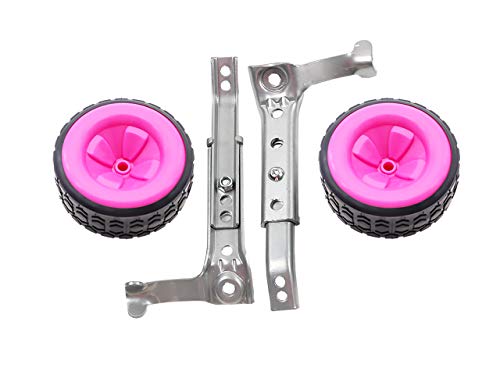 MOSHAY Bicycle Training Wheels Fits 16 18 20 22 24 inch Kids Variable Bike (D-Purple)
