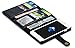 Compatible with iPhone 8 Plus / 7 Plus Wallet Case, SINIANL Leather Detachable Magnetic Protective Flip Folio Case with Credit Card Slots Holder Cover Snap Button for iPhone 7/8 Plus Black