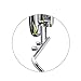 HASKO accessories - Powerful Vacuum Suction Cup Toilet Paper Holder – Wall Mount Stainless Steel Tissue Roll Dispenser for Bathroom & Kitchen – Can be Mounted on Clean Flat Smooth Surface (Chrome)