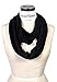 Super Soft Cotton Blend Lightweight Solid Color Multi Loop Infinity Scarves