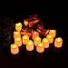 Litake LED Fake Candles 24 Pack, Battery Operated LED Votive Candles Flameless Tea Lights, Romantic Candles Lights for Valentine's Day Home Party Wedding Pool Decor