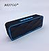 BESTGO S8 Wireless Bluetooth Speaker, Handsfree Calling, FM Radio and TF Card Slot, Outdoor Portable Stereo Speaker with HD Audio and Enhanced Bass, Built-In Dual Driver Speakerphone ( Blue )
