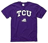 TCU Horned Frogs Adult Arch & Logo Gameday T-Shirt- Purple ,