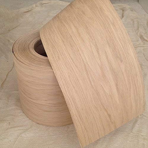 Vale Veneers Pre Glued Oak Wood Veneer Sheets 100mm Wide x (5000mm) 5 metres