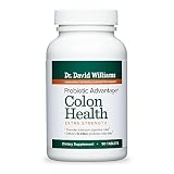 Dr. David Williams' Probiotic Advantage Colon Health Extra Strength Supplement for Digestive Health, 90 Tablets (90-day Supply)