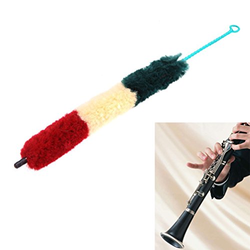 ALLCACA Clarinet Cleaning Brush Soft Clarinet Cleaner Practical Clarinet Pad Saver - Thumbnail 4
