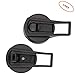 Luzhi Straw Lid Wide Mouth, Fit for Simple Modern and Hydro Flask Wide Mouth.Leak Proo, Hard Plastic, BPA Free. 2 Straw Lid, 4 Straws and 2 Straw Brushes