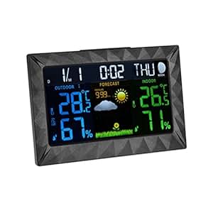 Reloj termometro digital exterior | Relojes digitales de muñeca y sobremesa