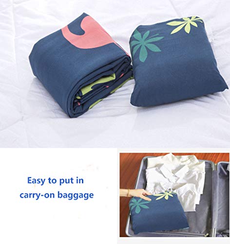 Sleeping Bag Liner and Travel Sheet Dirt-Proof Compact Travel Camping Sleep Sack for Outdoor, Camping, Travelling, Hiking, Hotels, Picnics (Blue, 84.5"31.5") - Thumbnail 5
