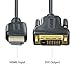 BENFEI HDMI to DVI, 2 Pack HDMI to DVI Cable Bi Directional DVI-D 24+1 Male to HDMI Male High Speed Adapter Cable Support 1080P Full HD Compatible for Raspberry Pi, Roku, Xbox One, PS4 PS3
