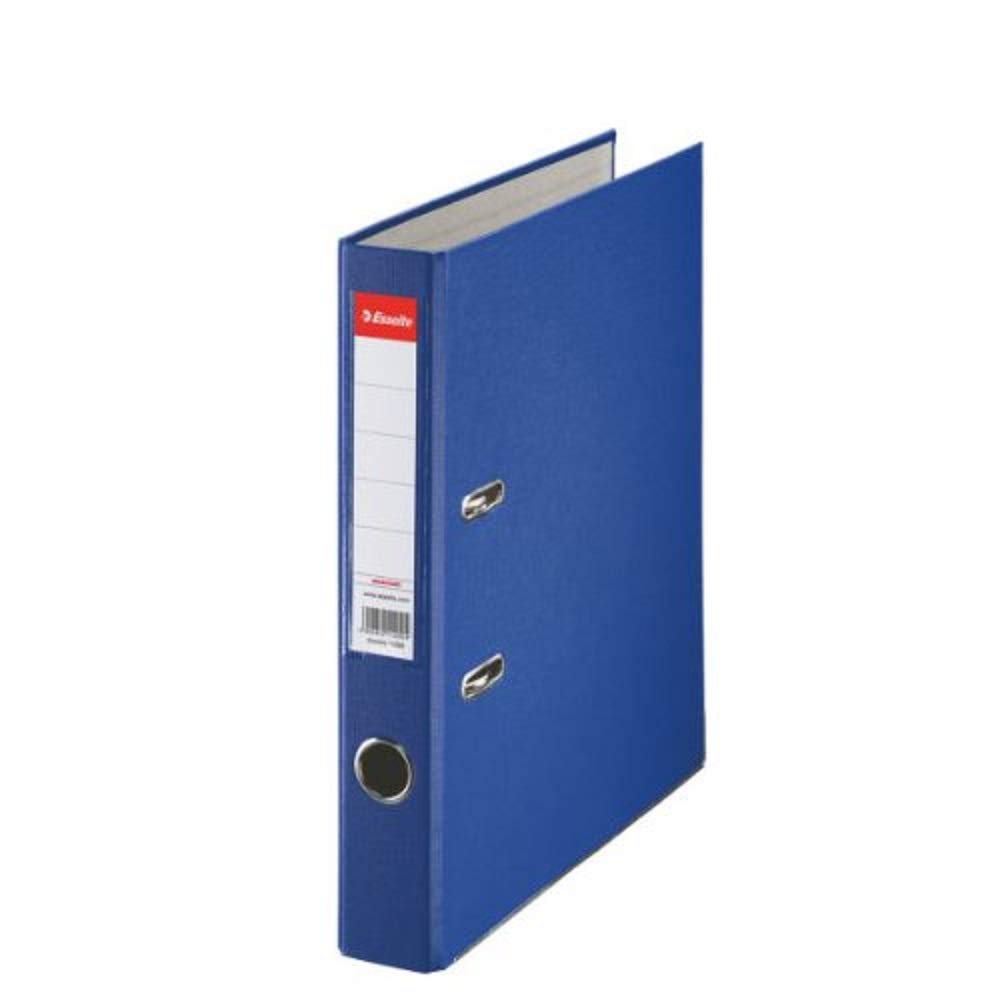 Esselte A4 Lever Arch File, Blue, 52mm Spine, Plastic, Pack of 1, 81195