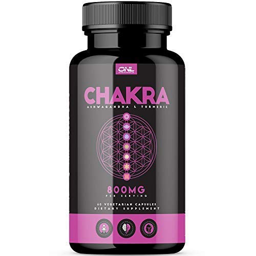 Chakra Premium Anxiety and Stress Relief Supplement (60 Capsules) Natural Ashwagandha & Turmeric Herbal Blend Promotes Relaxation, Positive Mood, and Brain Support - Plant Based Ayurveda Formula Chakra Premium Anxiety and Stress Relief Supplement (60 Capsules) Natural Ashwagandha & Turmeric Herbal Blend Promotes Relaxation, Positive Mood, and Brain Support - Plant Based Ayurveda Formula