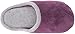Isotoner Women's Microterry Wider Width Clog Slippers, Violet, Large/8.5-9 M US