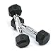 SPRI Deluxe Rubber Dumbbells (5-Pound) (Sold as set of 2)
