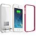 iPhone 5S Battery Case, iPhone 5 Battery Case - Maxboost Atomic S Portable Charger for iPhone 5/5S [MFI Certified] External Protective 2400mAh Battery Charging Juice Power Bank [Glossy White/Pink]