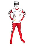 Kids Racer Morphsuits Childs Costume Large 4'6 - 5' (135cm - 152cm)