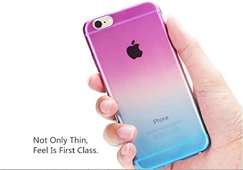 iPhone 6 Case - Transparent Case for 6S,Gradient Color Mirror Ultrathin Soft TPU Cover with Anti-Scratching Craft,6S Case,iPhone 6S Case with 100% Guarantee.