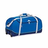 High Sierra Wheeled Duffel Bag with Cinch Sack, Royal Cobalt/True Navy, 30-Inch