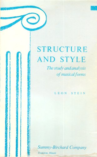 Structure and style;: The study and analysis of... 0874870453 Book Cover
