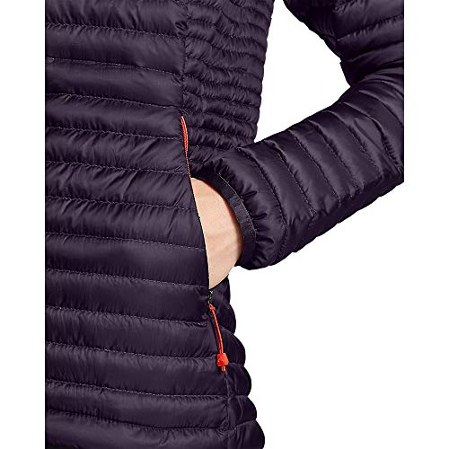 Eddie Bauer Women's MicroTherm 2.0 Down Hooded Jacket, Black, Medium