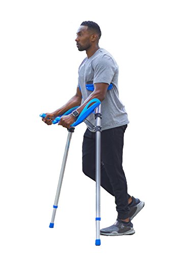 Better Walk Crutches – As Seen on Forbes, Inc, & CNN – Adjustable, Ergonomic Handles, Comfortable & Easy to Use - By BWHealth