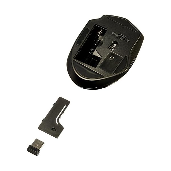 Amazon Basics Ergonomic Wireless Pc Mouse Dpi Adjustable Black Ultygames