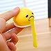 Crystallove 6pcs Novelty Gag Toys Spitting Yolk Egg Prank Squeeze Stress Relief Toys for Practical Jokes