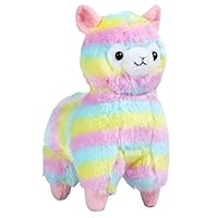 Amuse Rainbow 7.87 Inches Stuffed Llama Plush Doll Toy