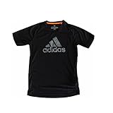 Adidas Performance Climalite Logo Tshirt (Large, Black)