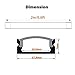 StarlandLed LED Aluminum Channel 6.6ft, 10x2meter LED Channel with End Caps and Mounting Clips for LED Strip Light Mounting