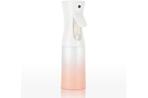 Zuhose Continuous Spray Bottle, 6.8OZ /200ML Hair Mister Spray Bottle, Mist Spray Bottle for Hair, Fine Mist Water Spray Bottle for Salons,Barber, Plants, Skin Care, Cleaning(Matte Pink,1 Pack)