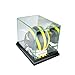 Perfect Cases Mini Football Helmet Display Case, Black Finish