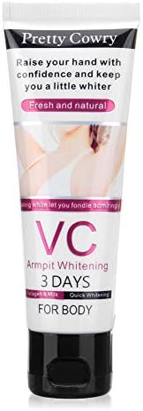 Underarm Whitening Cream for Lightening Face, Neck, Bikini, Thigh and Sensitive Area Skin (white)