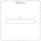 Milano Rasa Graphite Slate Effect Shower Tray Side Panel Fixing Kit 1800mm view 4