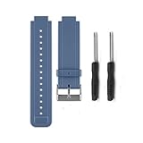HWHMH Replacement Silicone Bands With Pin Removal Tools for Garmin Vivoactive (No tracker, Replacement Bands Only)