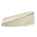 hiccapop Pregnancy Pillow Wedge for Maternity | Memory Foam Pillows Support Body, Belly, Back, Knees (Cream - Off White)
