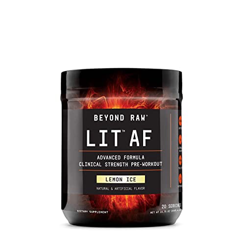 BEYOND RAW LIT AF Advanced Formula Clinical Strength PreWorkout