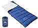 WACOOL Envelope Sleeping Bag, Extra Large 78 x 32in, Comfort Temperature Range of 41-68°F. Great for 3 Season and Warm Weather. With Compression Sack. Free Inflatable Pillow Included.