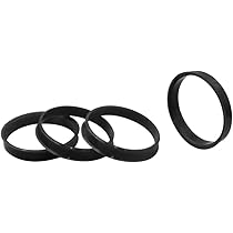 INFINAUTO Hub Centric Rings,57.1mm ID 66.5mm OD Car Wheel Hubrings ABS Plastic Black,4pcs, Hub Assemblies - Canada - View #5