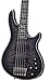 Schecter Hellraiser Extreme-5 5-String Bass Guitar, See-Thru Black Satin