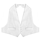 White Pique Vest & Self-Tie Bow Tie