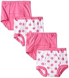 Gerber Toddler Girls' 4 Pack Training Pants, Polka Dot, 2T