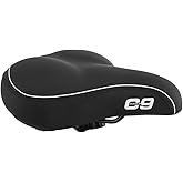 Cloud-9 Cruiser Select Comfort Saddle | Cloud-9 Unisex Cruiser Comfort Saddle with Relief Channel &amp; Elastomer Suspension