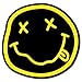 NIRVANA smiley rock band Vynil Car Sticker Decal - 2.5